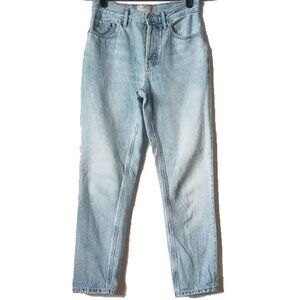 Everlane 90s Cheeky Jeans 24 Crop Organic Cotton Light Wash Japanese Denim